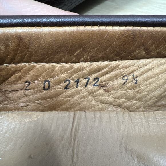 PRADA Driving Loafers Mens 2D 2172 Brown Leather Slip On Shoes Size 9.5 - Picture 8 of 10